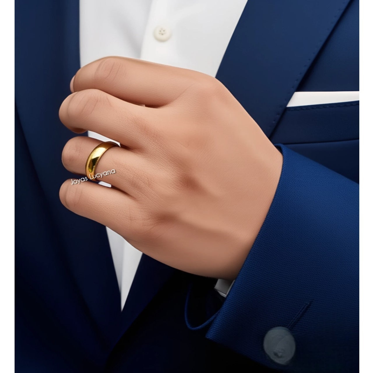 Aros de Matrimonio Novio Perú