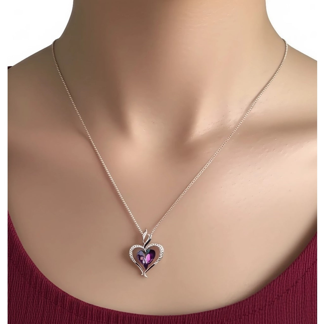 Collar para Mujer de Corazón de Joyas Lucyana