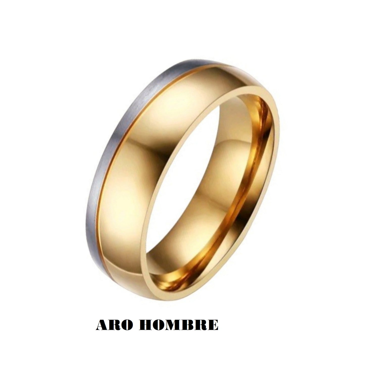 Juego de Aros para Matrimonio Parejas Enchapados en 0ro