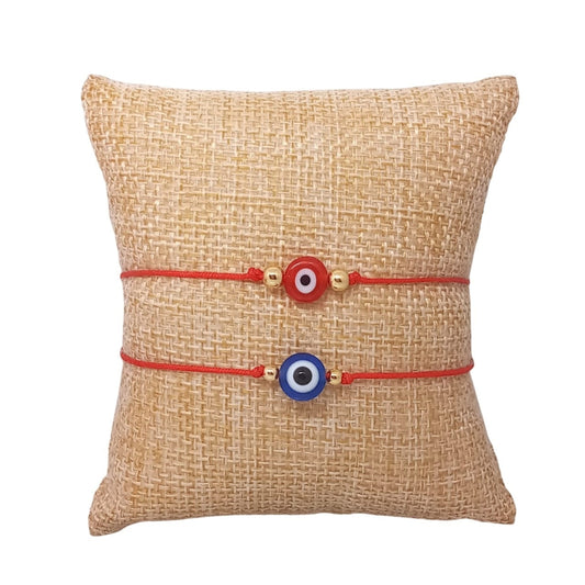 Set de Pulseras Hilo Rojo con Ojo Turco