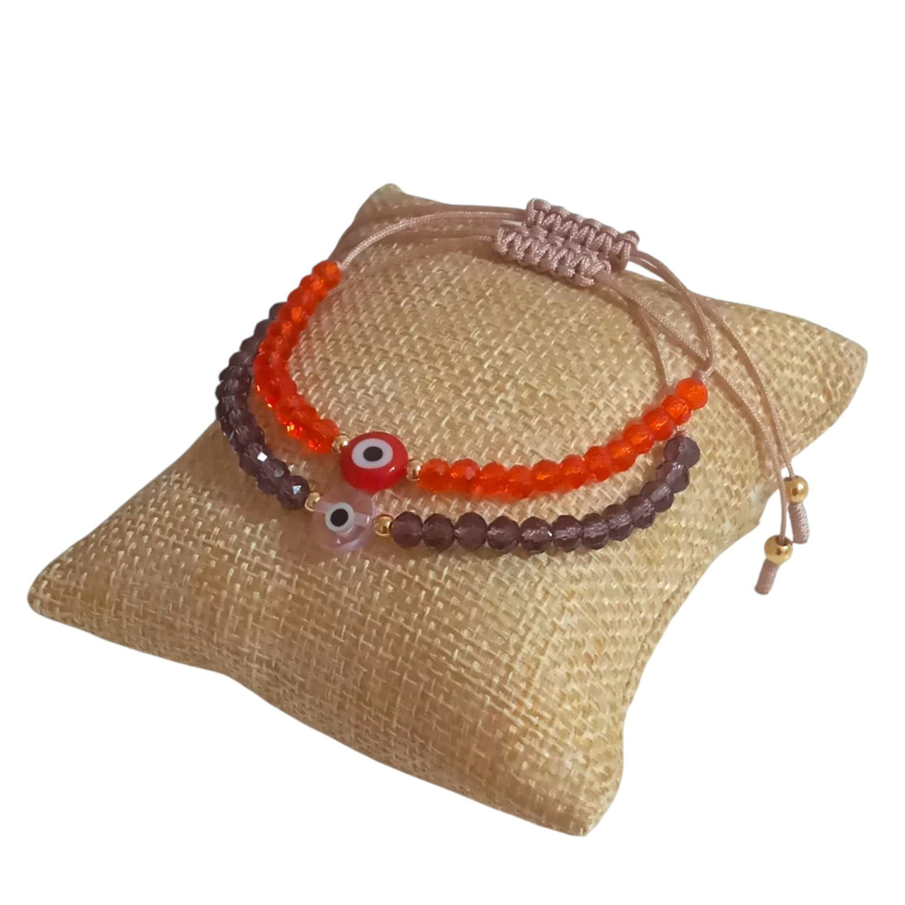 Pulseras para Compartir de Ojo Turco y Cristal de Murano de Joyas Lucyana
