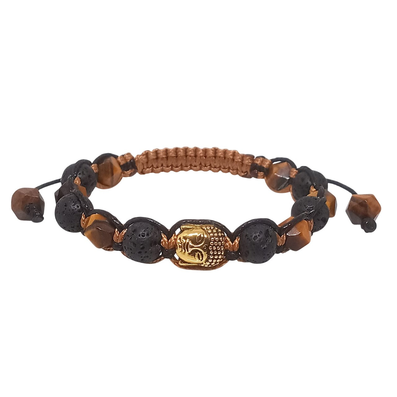 Pulsera Curativa Unisex Buda Piedras Naturales de Joyas Lucyana