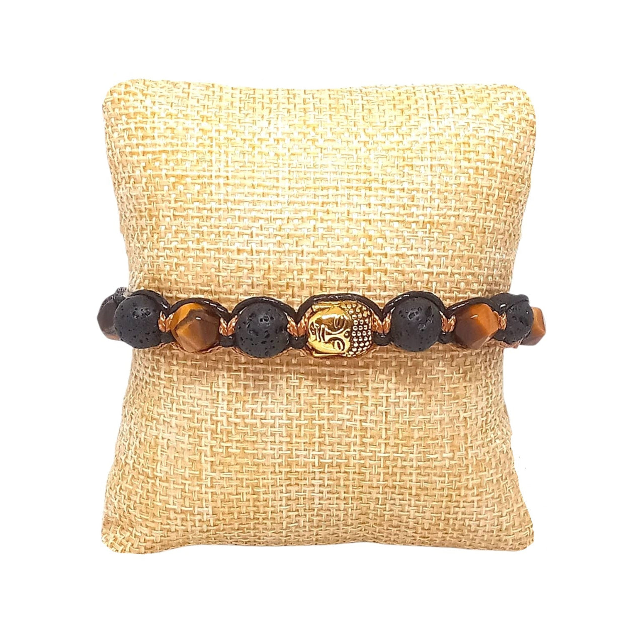 Pulsera Curativa Unisex Buda Piedras Naturales de Joyas Lucyana