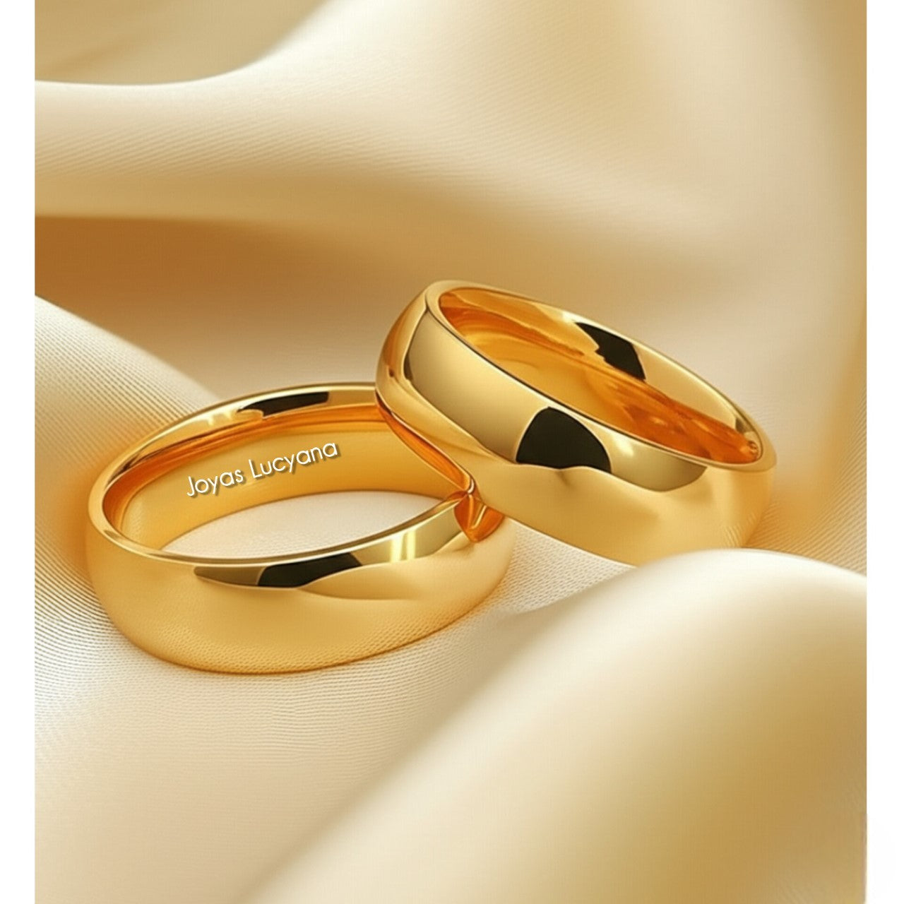 Aros de Matrimonio de Joyas Lucyana