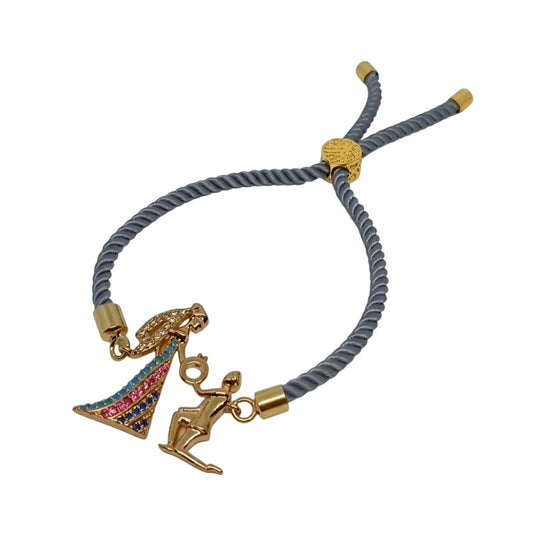 Pulsera para Mujer con dije de Pedida de Mano, Anillo de Compromiso