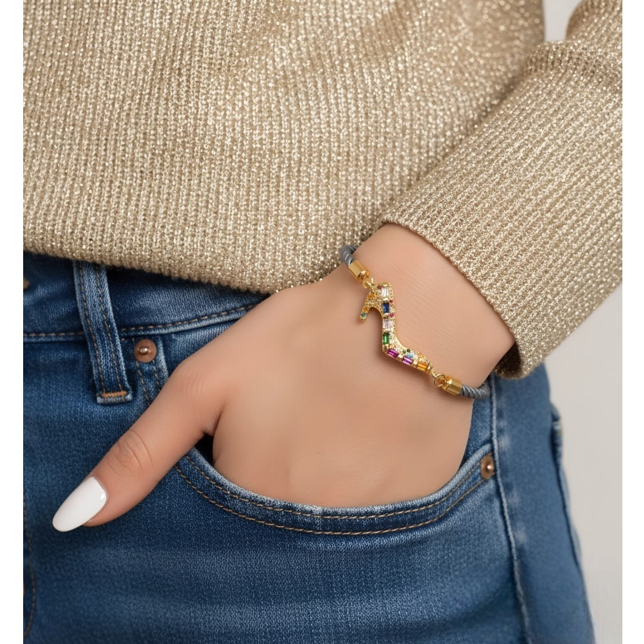 Pulsera Mujer Zapato Tacón de Joyas Lucyana