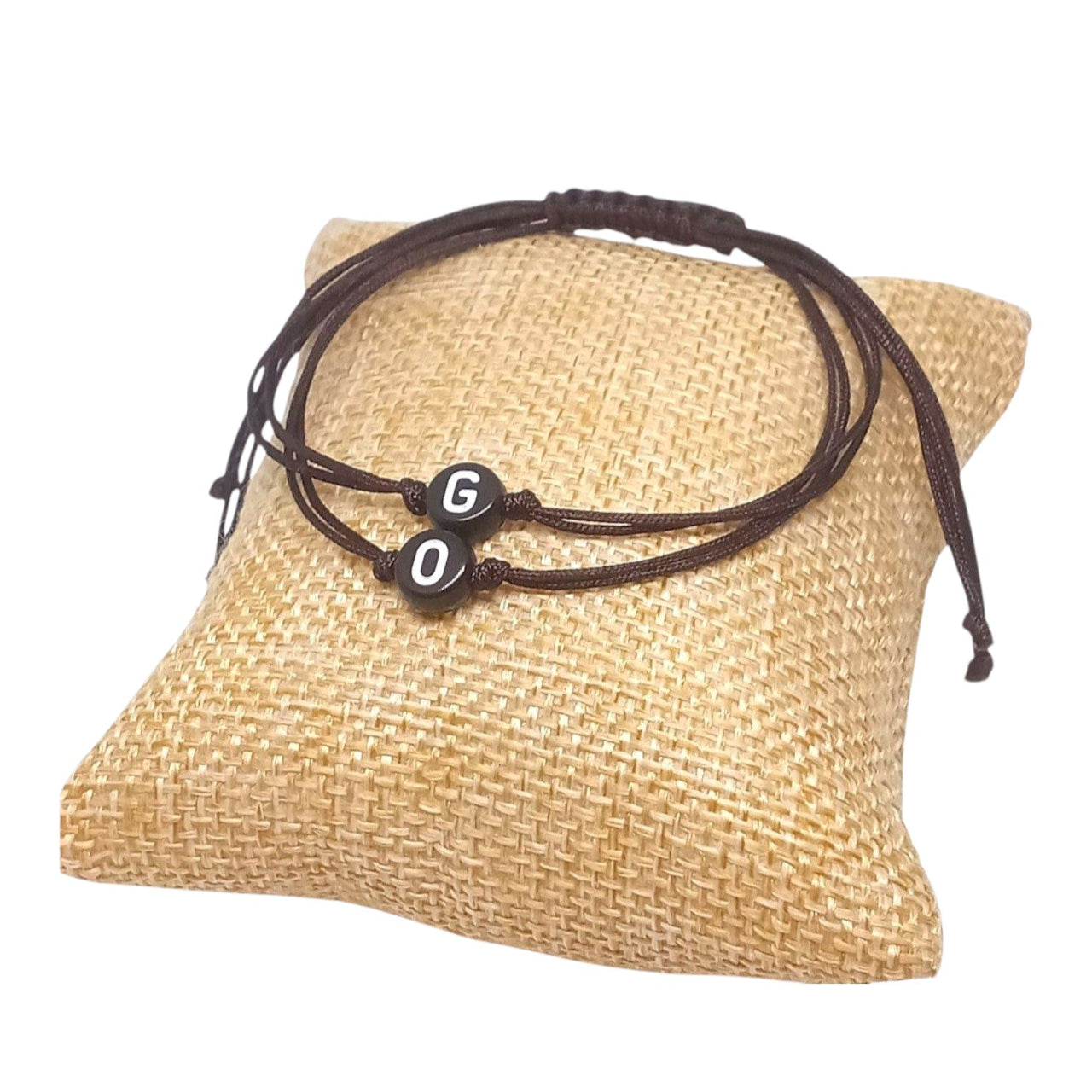 Juego de Pulseras para Hombre con Letra Inicial Nombre de Joyas Lucyana