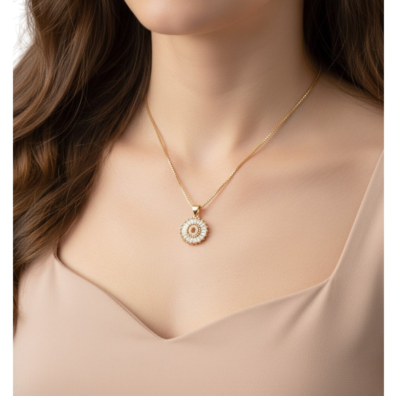 Collar para Mujer con Nombre Inicial, Letra O, bañado en Oro Amarillo