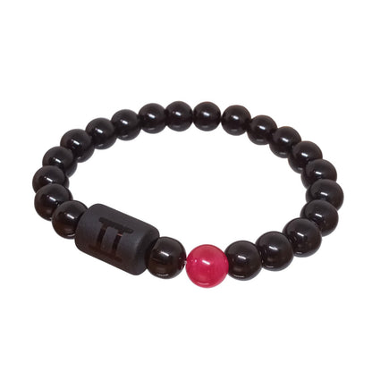 Pulsera para mujer de signo zodiacal Géminis con Cuarzo Ágata y Calcedonia