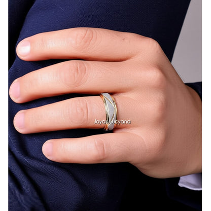 Aros para Matrimonio Alianzas Pareja Enchapados en 0ro de Joyas Lucyana