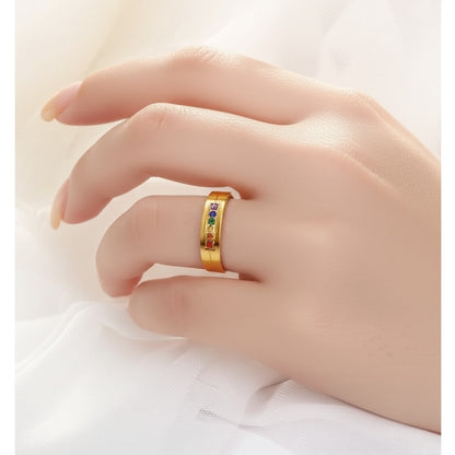 Aros de Matrimonio Arcoiris de Joyas Lucyana