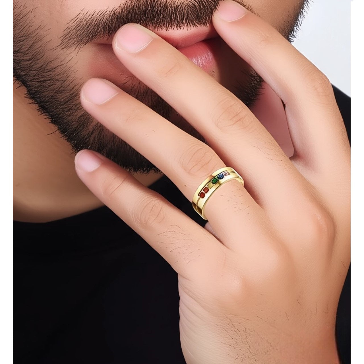 Aro Hombre Arcoiris de Joyas Lucyana