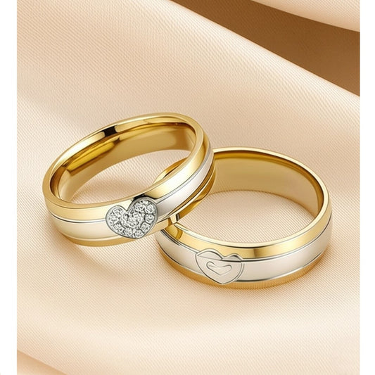 Juego de Aros Alianzas Parejas de Joyas Lucyana