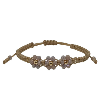 Pulsera de Hilo para Mujer con Flores de Joyas Lucyana