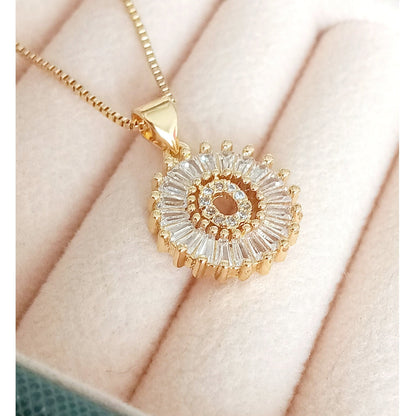 Collar Letra Inicial 0 Joyas Lucyana Cyber Wow