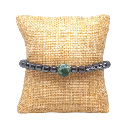 Pulsera Hombre Protección y Energía Piedras Naturales