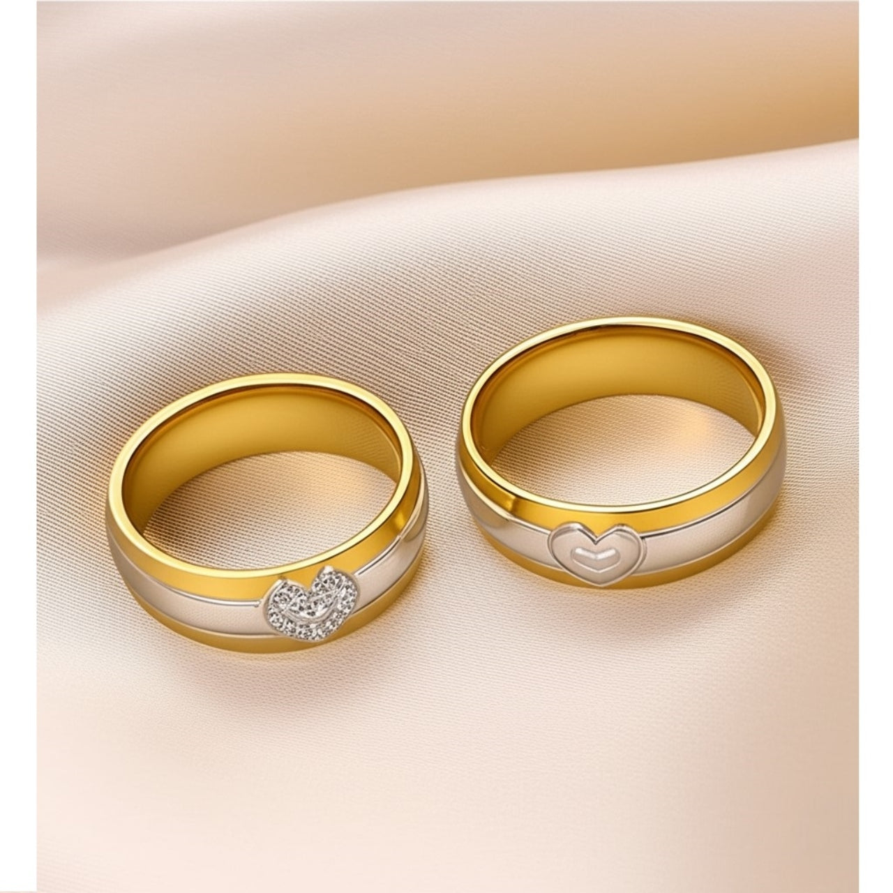 Aros de Matrimonio Parejas Corazón