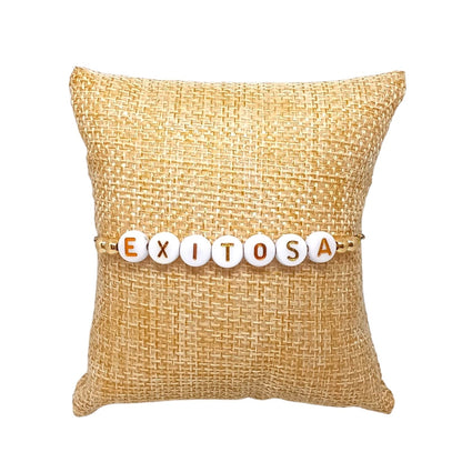 PULSERA FRASE EXITOSA MUJER