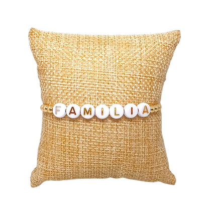 PULSERA FRASE FAMILIA MUJER