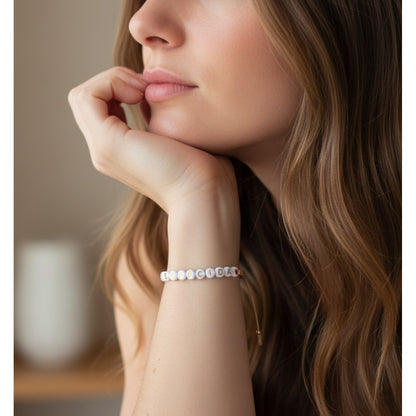 PULSERA FRASE BENDECIDA MUJER