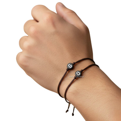 Set de Pulseras Inicial Nombre de Joyas Lucyana