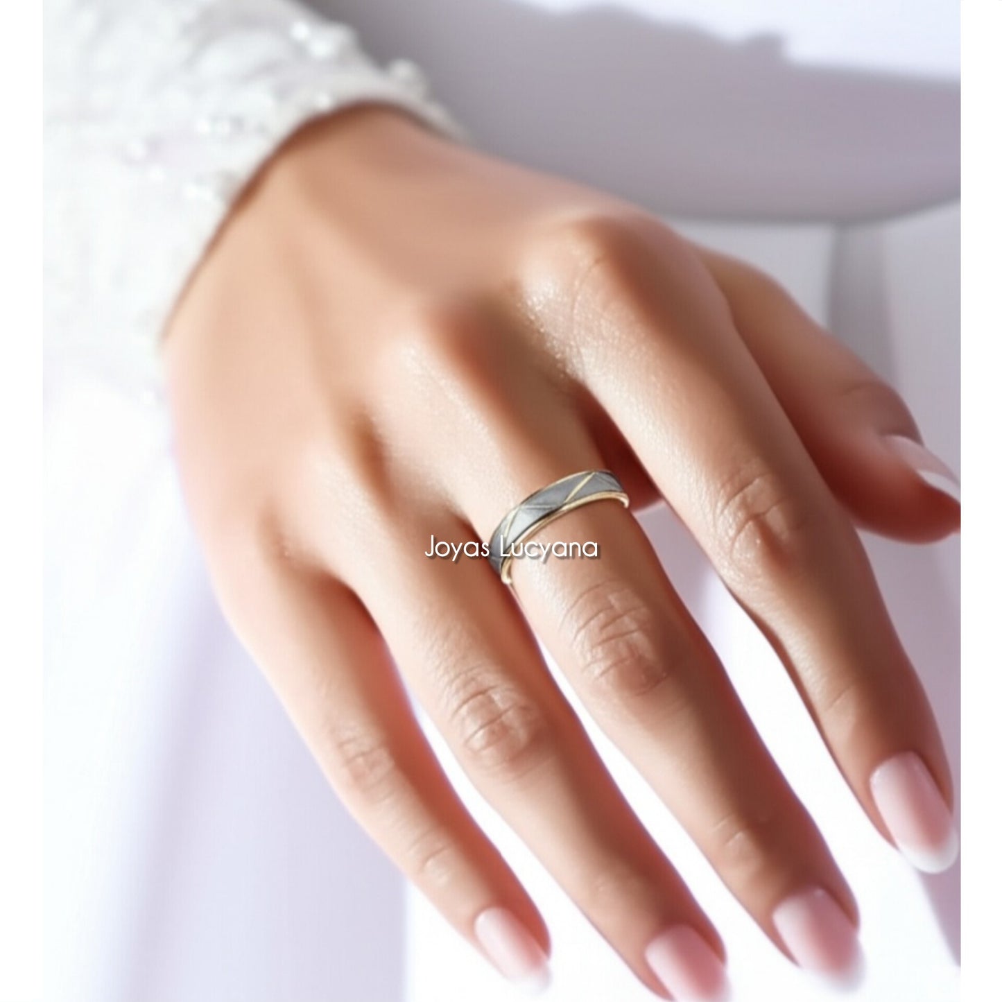 Aros para Matrimonio Alianzas Pareja Enchapados en 0ro de Joyas Lucyana
