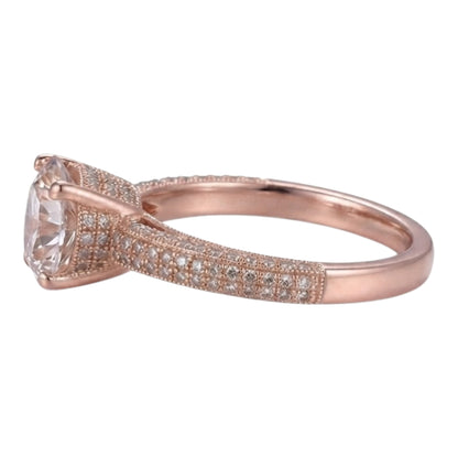 Anillo de Compromiso con Circonio cúbico y cristales austríacos