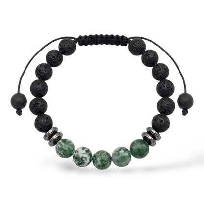 Pulsera para Hombre, Espíritu Salvaje, Piedras Naturales