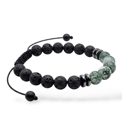 Pulsera para Hombre, Espíritu Salvaje, Piedras Naturales