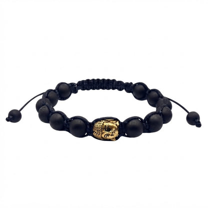 Pulsera para Hombre Buda Ónix : Escudo y Calma