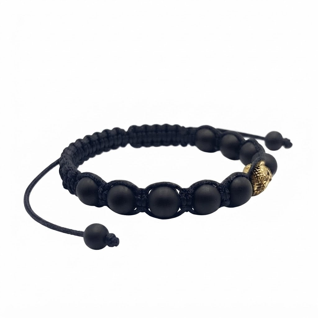 Pulsera para Hombre Buda Ónix : Escudo y Calma