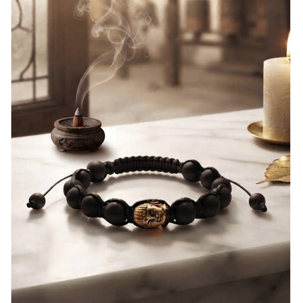 Pulsera para Hombre Buda Ónix : Escudo y Calma