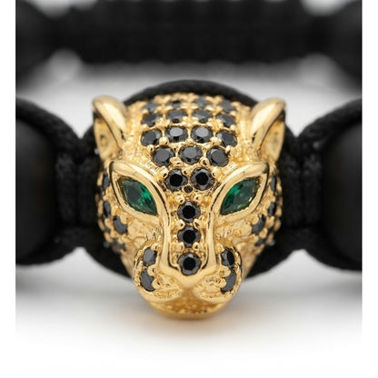 Pulsera para Hombre Leopardo y Ónix
