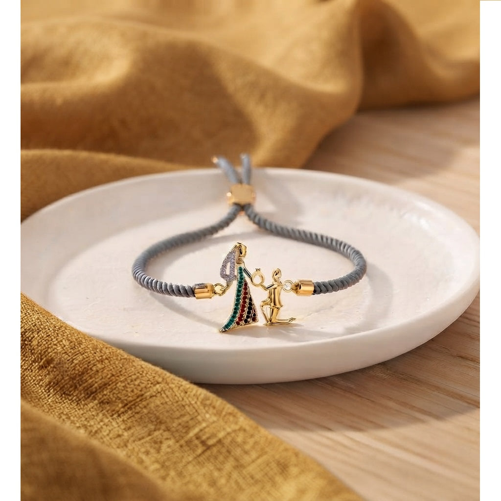 Pulsera para Mujer Pedida de Mano, Anillo de Compromiso