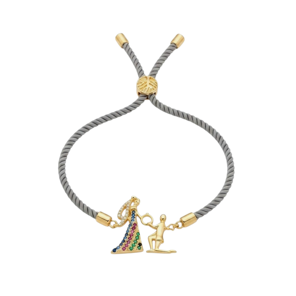 Pulsera para Mujer Pedida de Mano, Anillo de Compromiso