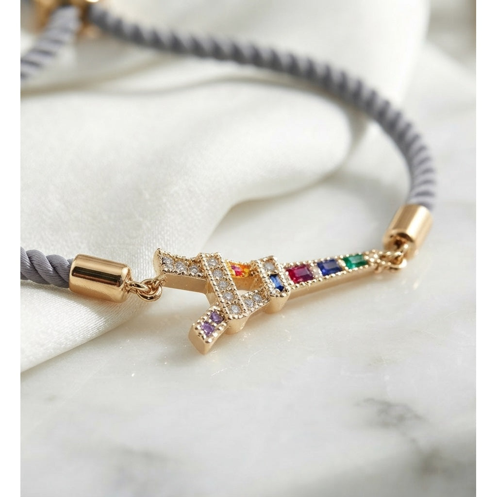 Pulsera para Mujer con dije Torre Eiffel